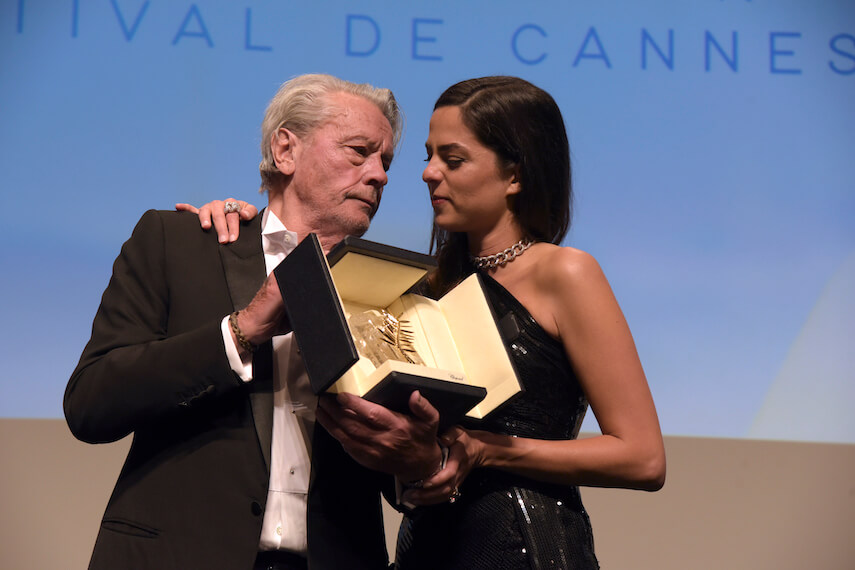 Alain Delon et Anouchka Delon