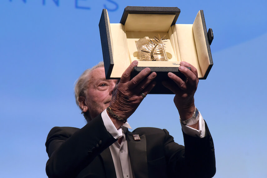 Alain Delon et sa Palme d'honneur