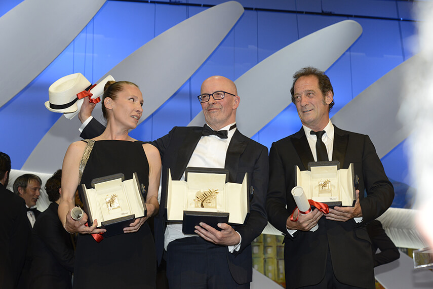 Emmanuelle Bercot, Jacques Audiard et Vincent Lindon
