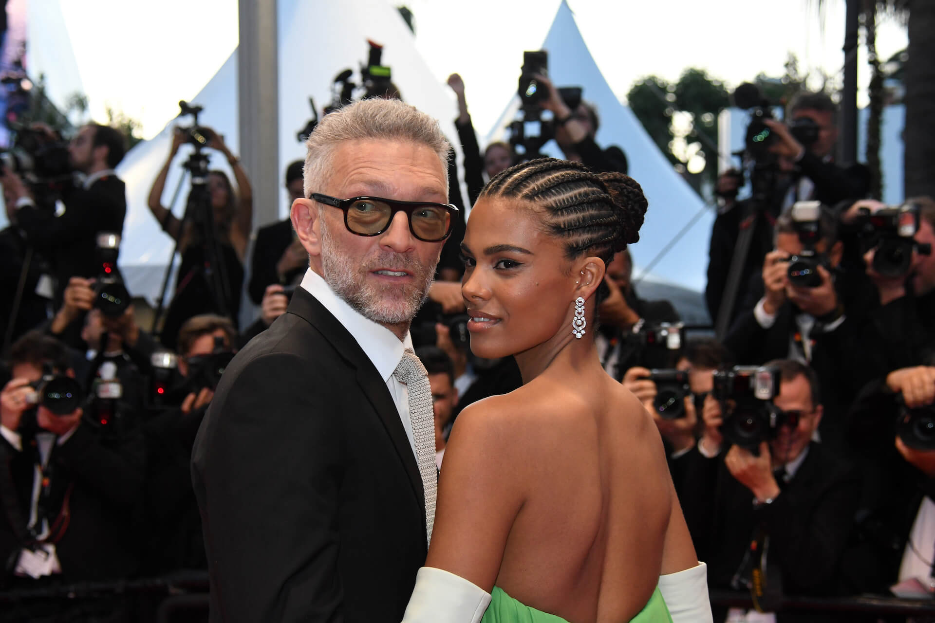 Vincent Cassel et son épouse
