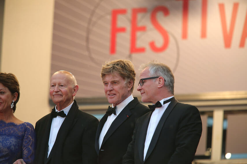 Gilles Jacob, Robert Redford et Thierry Frémaux