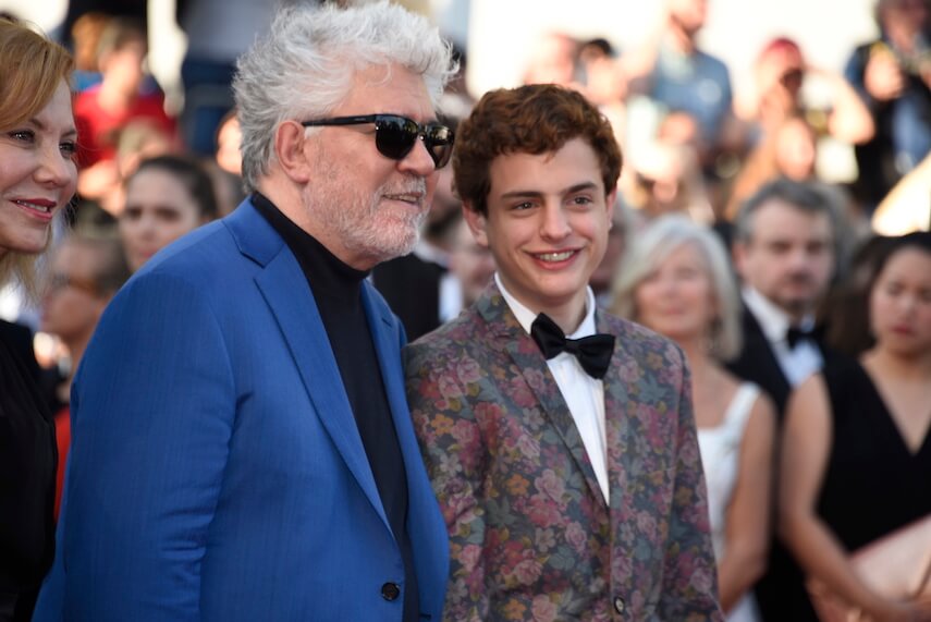 Pedro Almodóvar et Lorenzo Ferro
