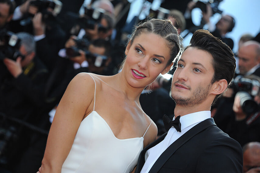 Natasha Andrews et Pierre Niney